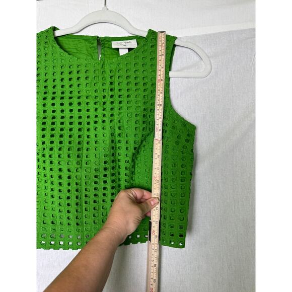 NWT GREEN Kate Spade New York x Target Women's Eyelet Shell Tank Top XXS - Picture 5 of 14